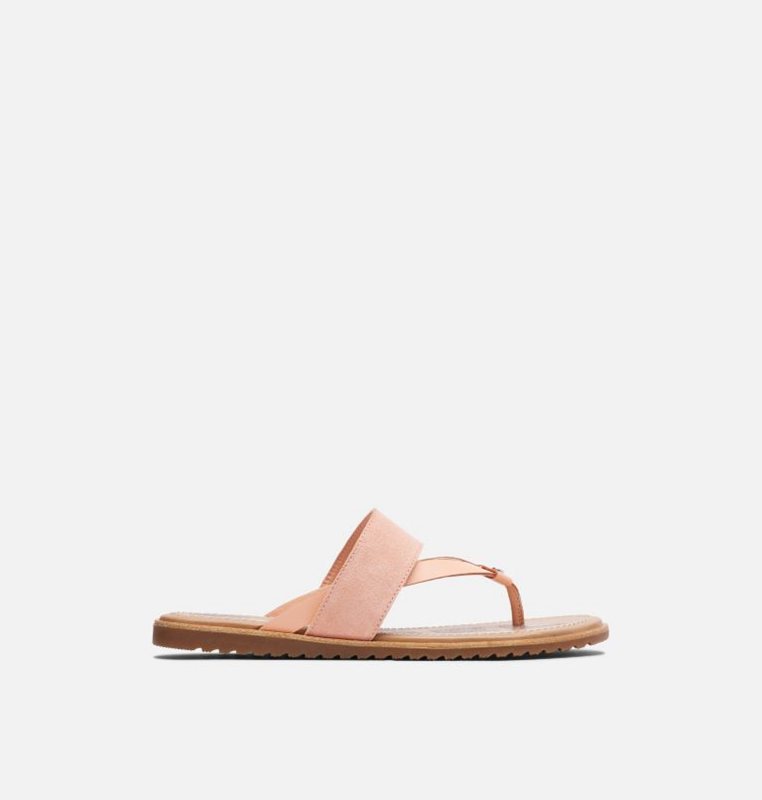 Sandalias Sorel Mujer - Ella™ Flip Flat Rosas - 69743-ELSM